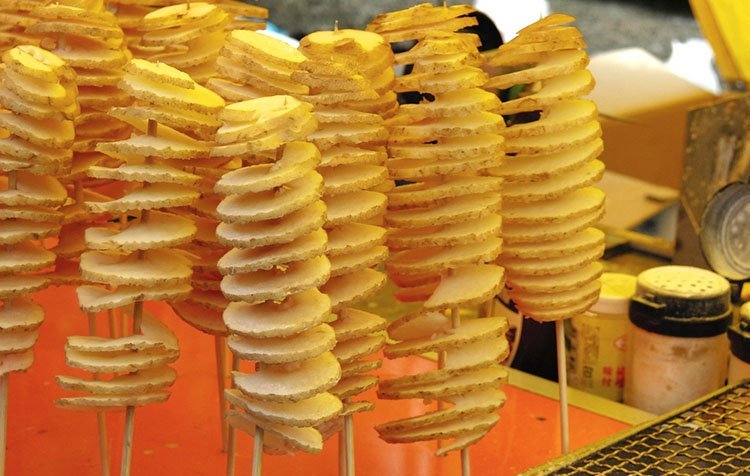 Kutchan Potato Festival Twisted Potatoes