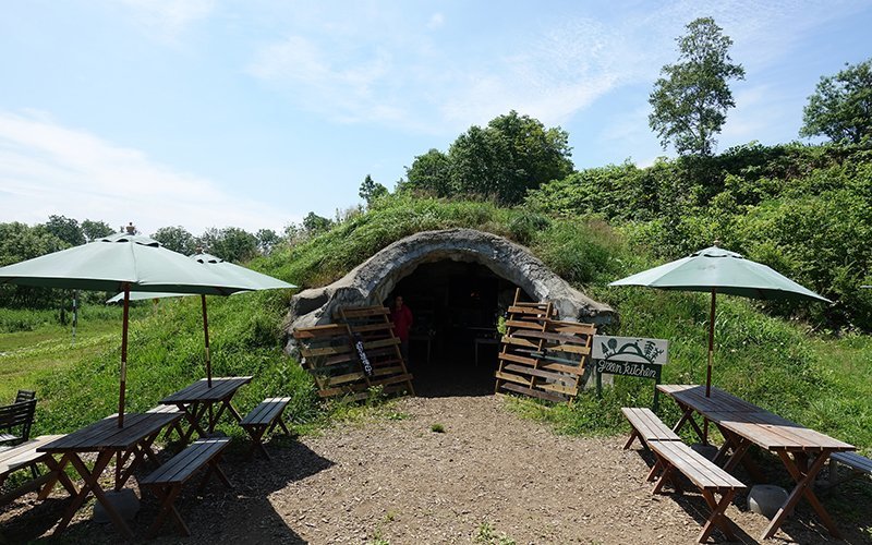 niseko green farm kitchen cave